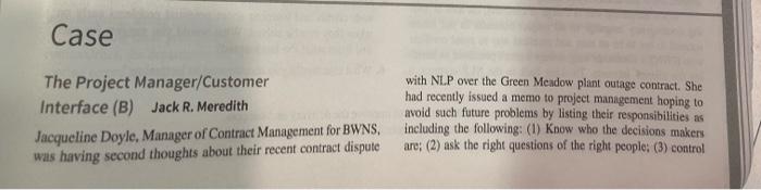 6) What else wpuld you tecommend to Jacqueline?