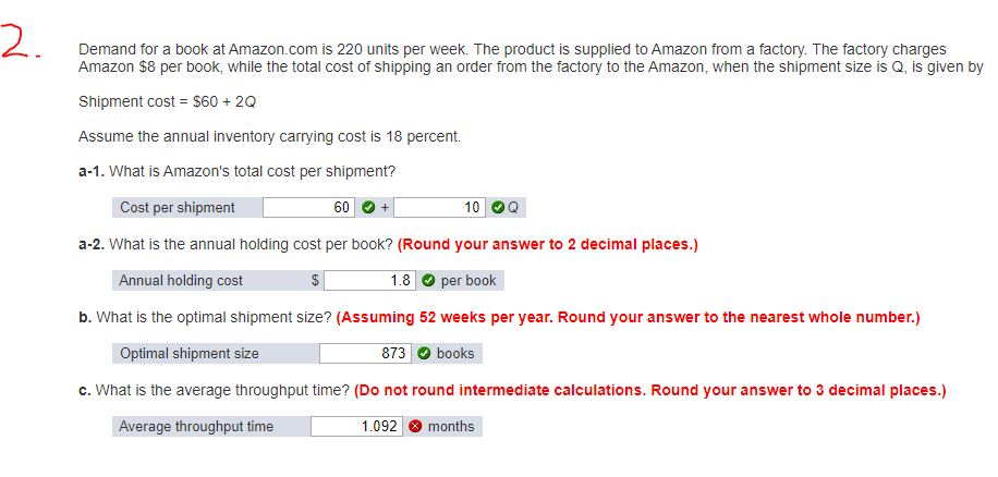 For number 2, I need help with part C. BELOW