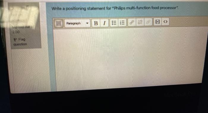Write a positioning statement for "Philips