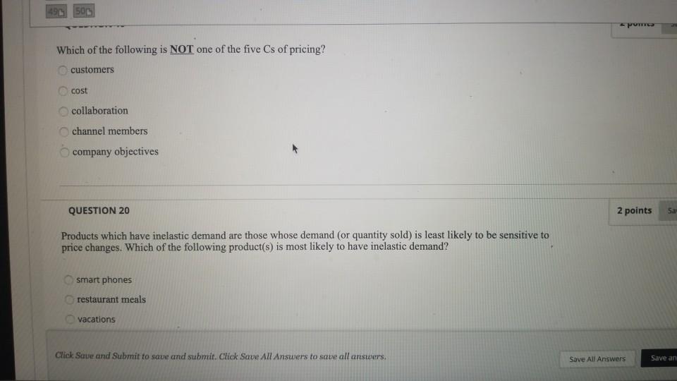 496 500 pom Which of the following is NOT one of