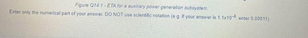 need probabilistic value. QUESTION 14 A solar