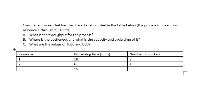 3. Consider a process that has the