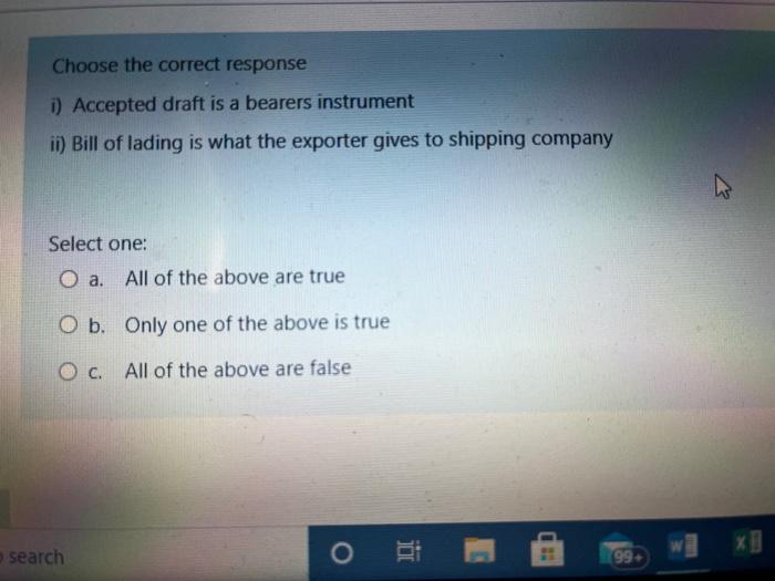 Choose the correct response i) Accepted draft is