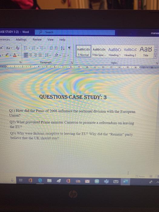 CASE STUDY 3 (2) - Word Search mance erences