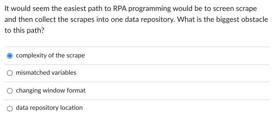 Which is NOT a major concept that needs to be