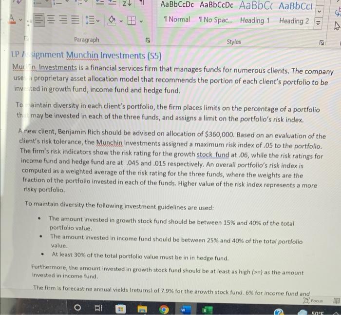 Please show formulas an constrains in solver AaBb