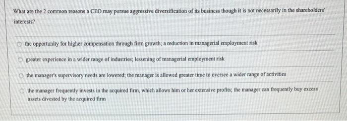 please solve all What are the 2 common reasons a