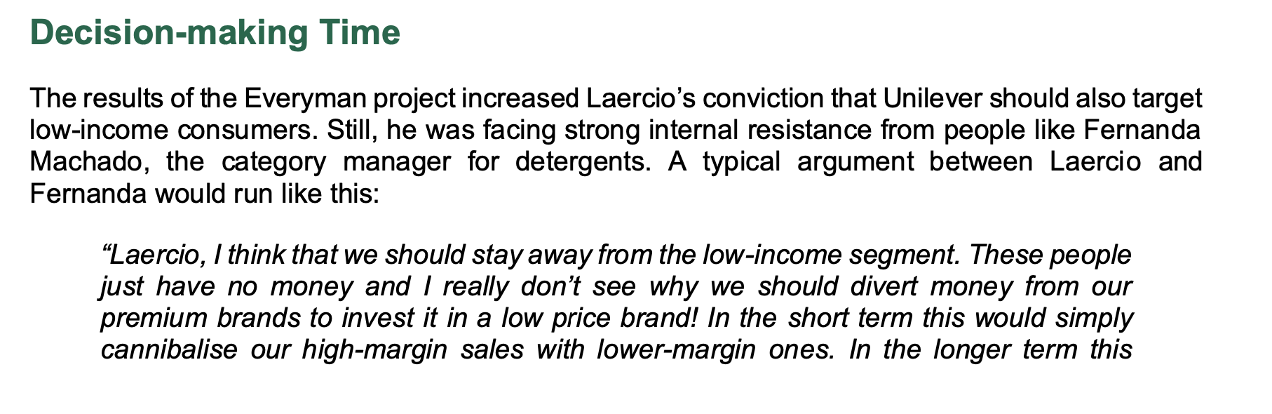 Dears, I need help with this marketing case study