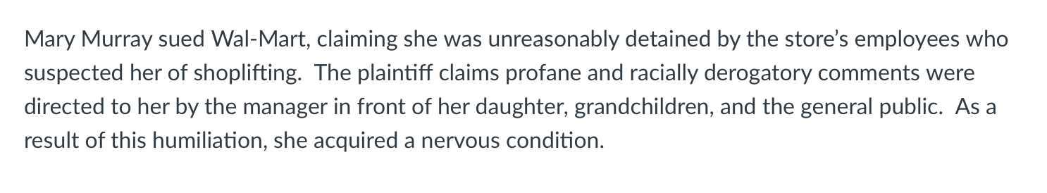 1. Whether a tort has been committed. 2. If yes,