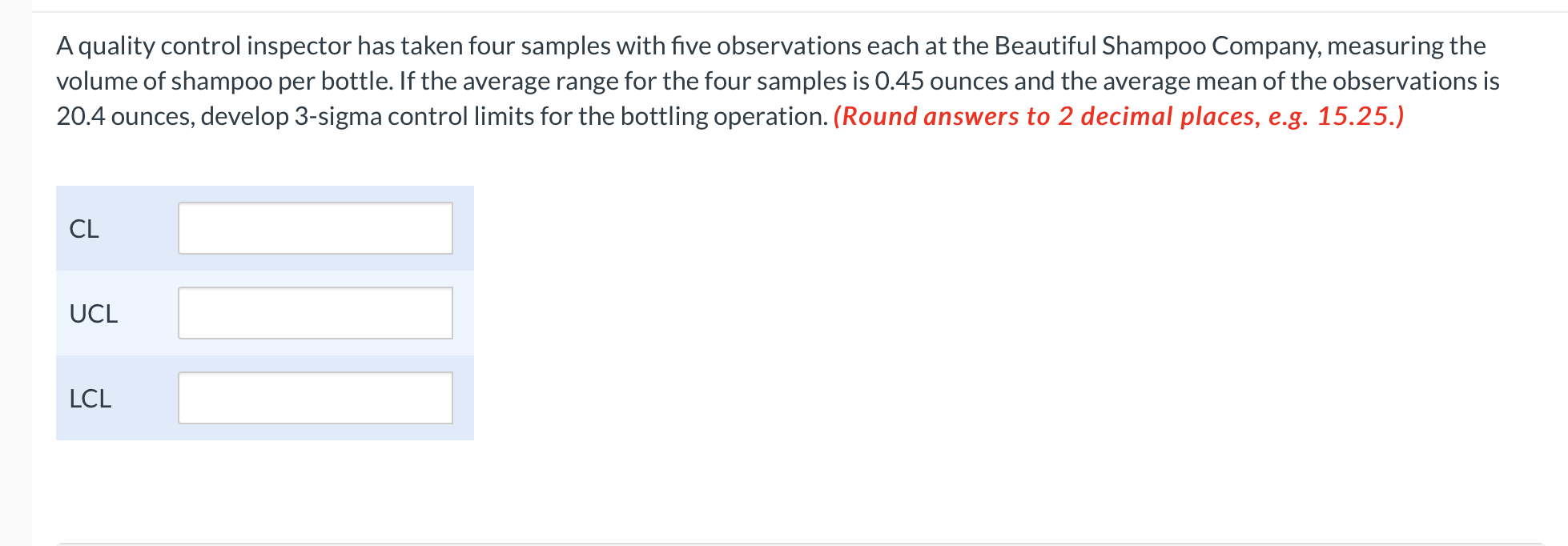 A quality control inspector has taken four