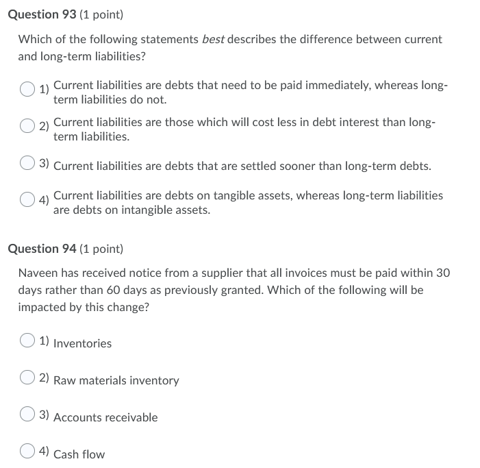 Please do all 10 asap, Thank you Question 91 (1