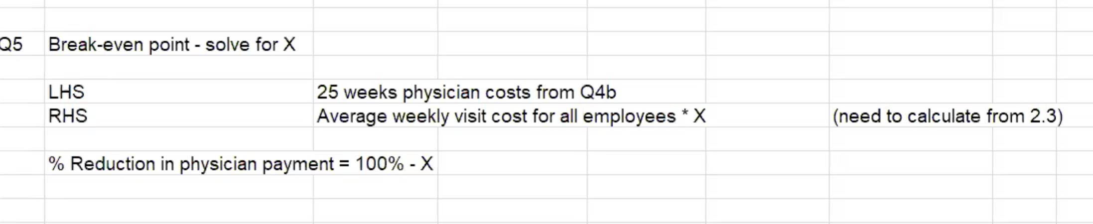 Q. 5. Using the six months of data provided in
