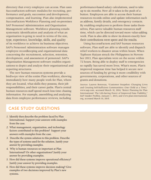 New Systems Help Plan International Manage Its