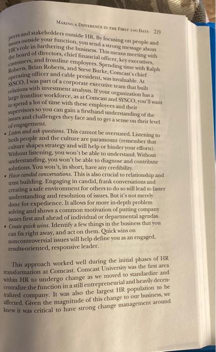 Based on the three "Keys to " discussed Chapter