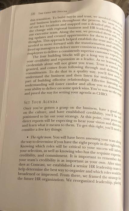 Based on the three "Keys to " discussed Chapter