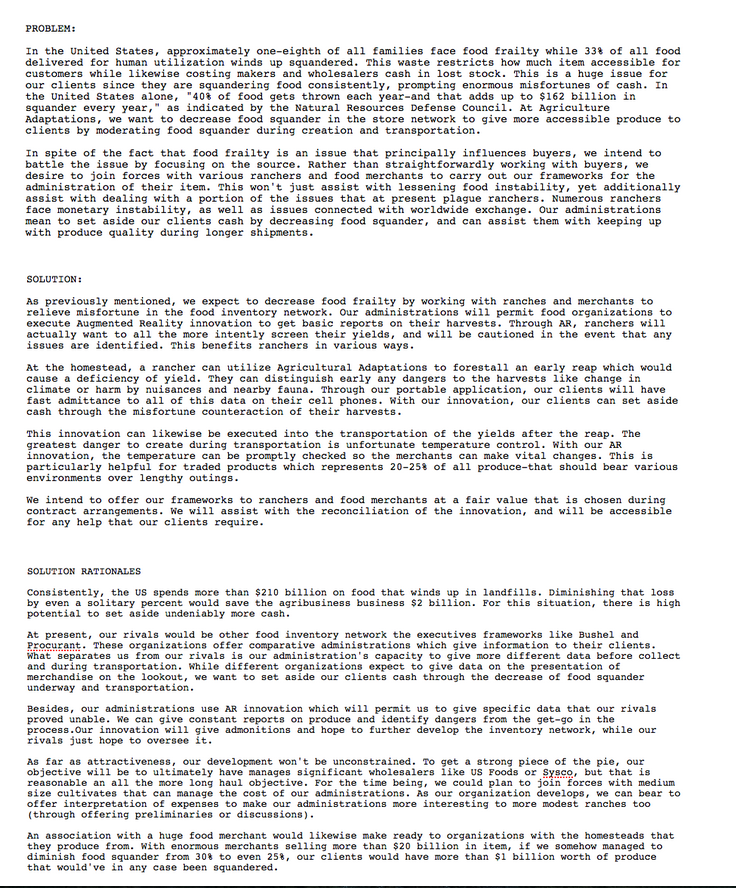 Question 1: Explain how things are at this moment