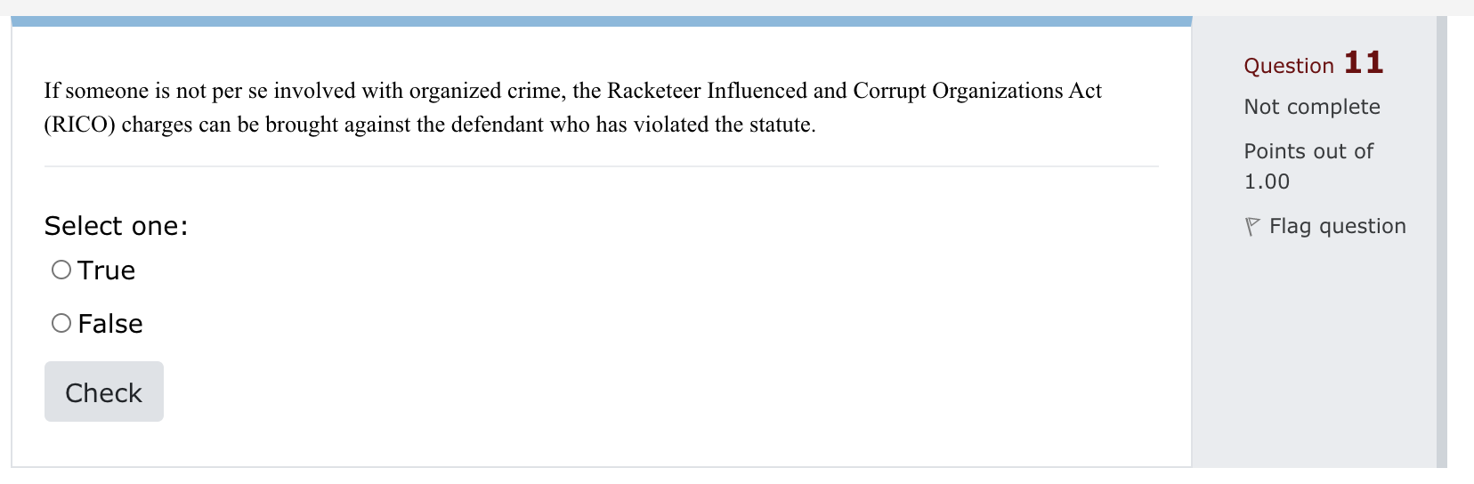 Question 9 is an exception to the warrant