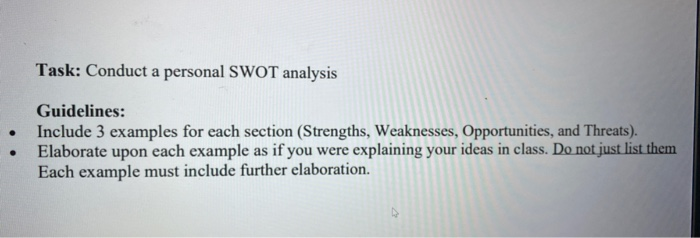 need help with this assignment please Task: