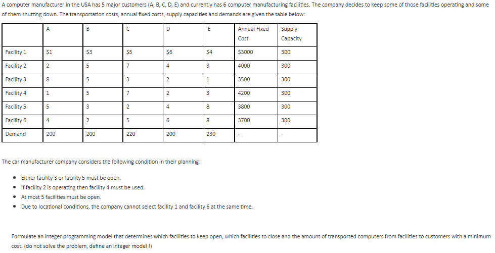 Please be quick pleasee A computer manufacturer