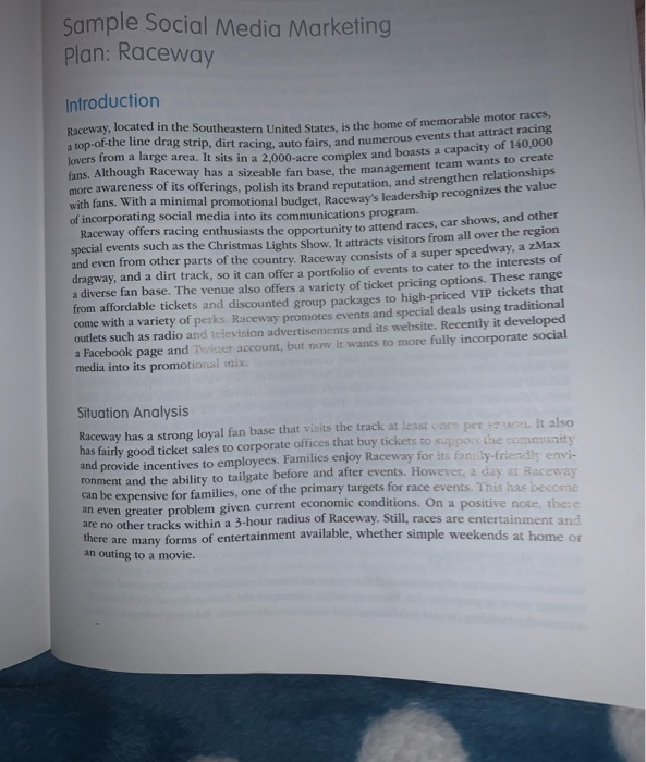 3. Evaluate the sample Raceway plan located in