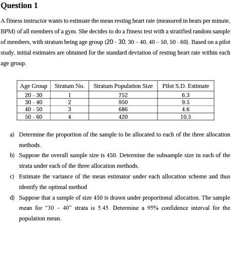The three allocation methods (i) Equal allocation