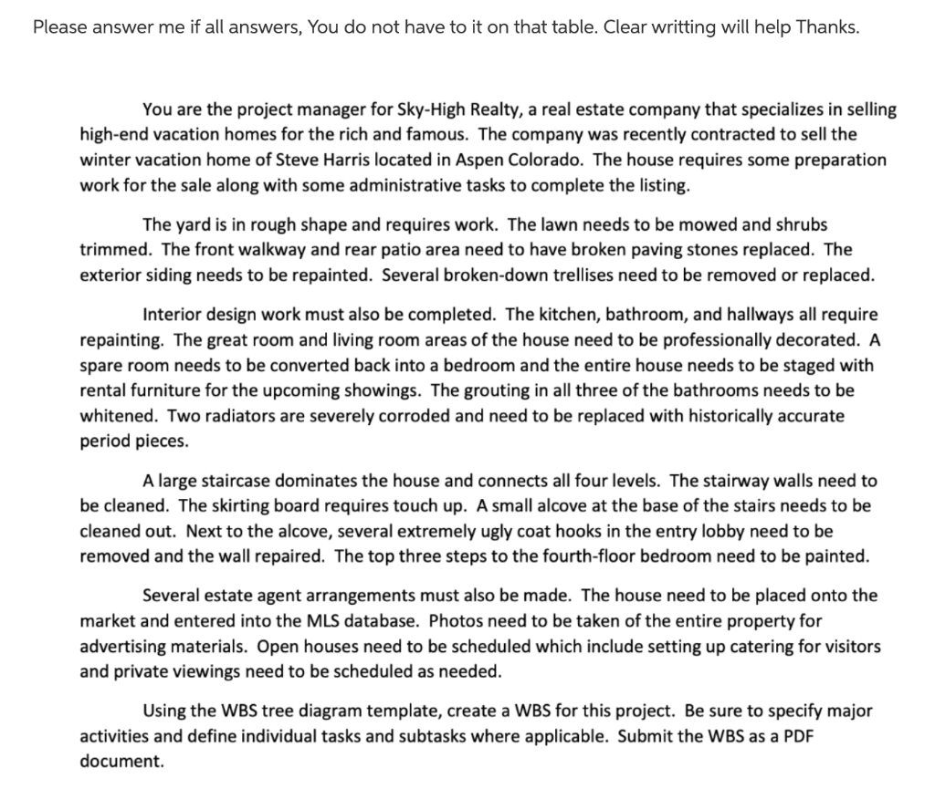 Please answer me if all answers, You do not have