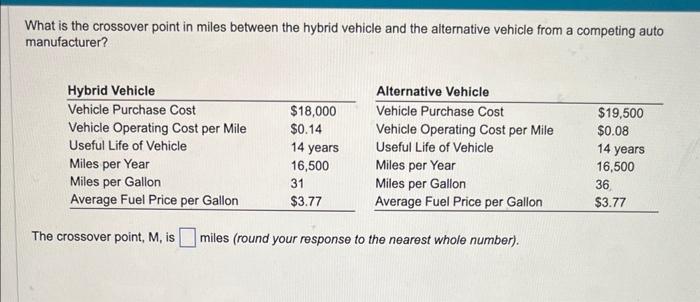 please help! thank you! What is the crossover