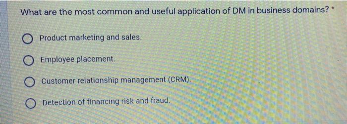 What are the most common and useful application