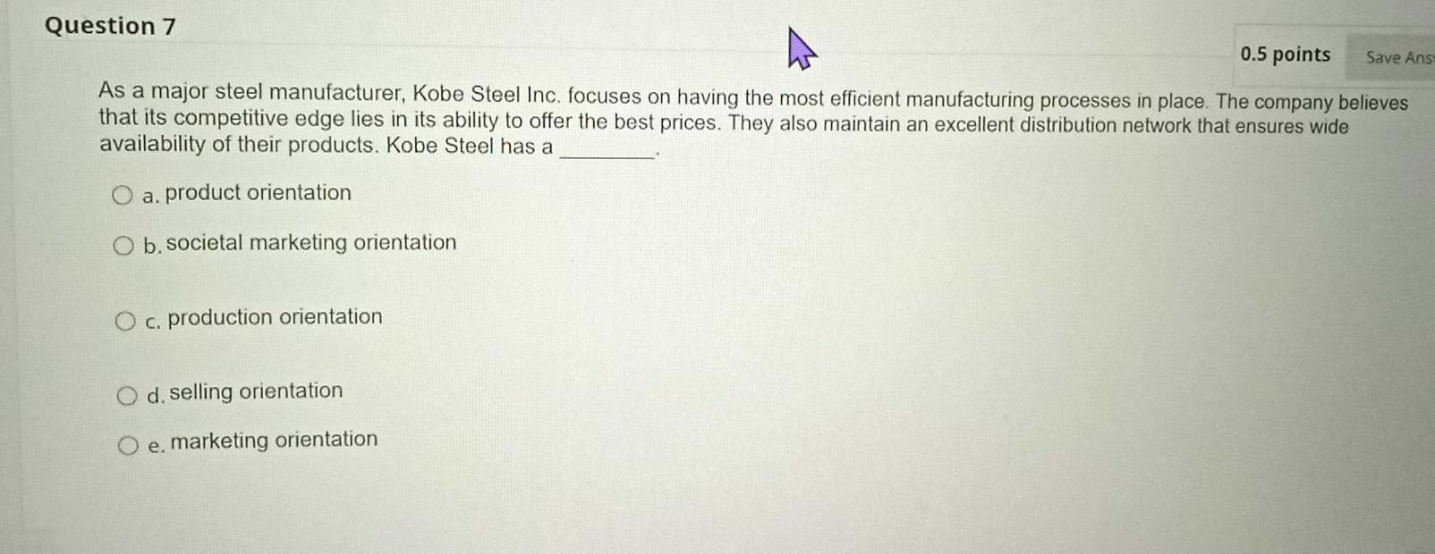 q7 and q8 answer both Question 7 0.5 points Save