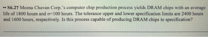 - S6.27 Meena Chavan Corp.'s computer chip