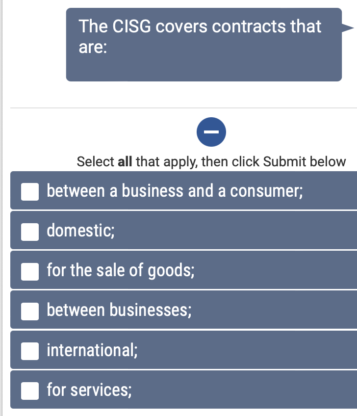 Select all that apolv. then click Submit below