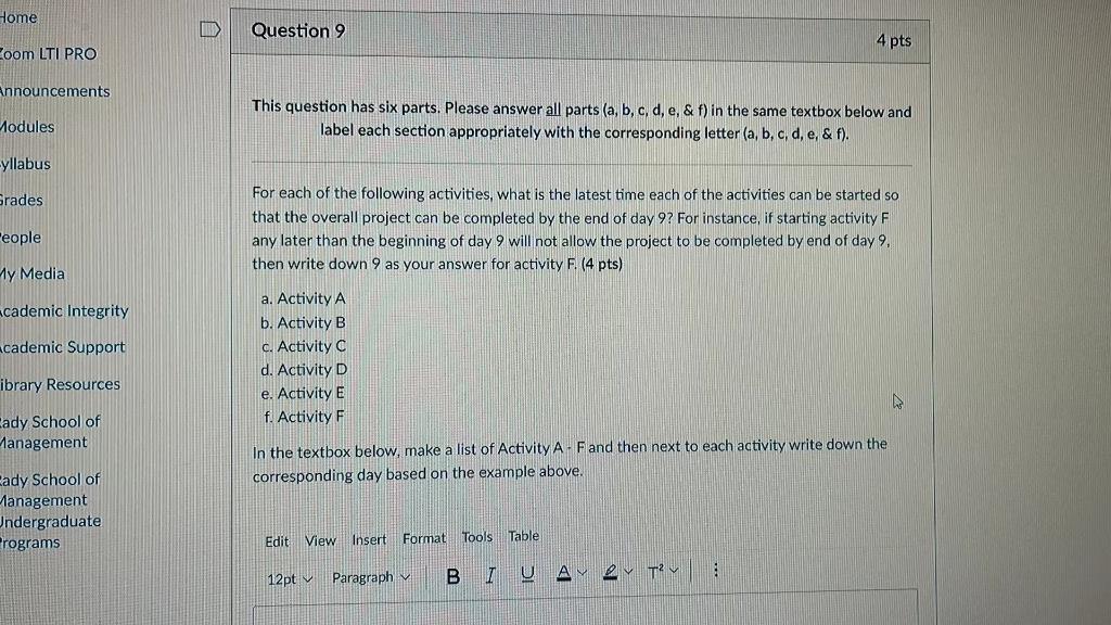 Announcements Modules D Syllabus Use the