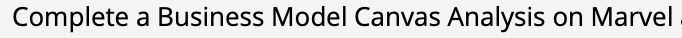 Complete a Business Model Canvas Analysis on