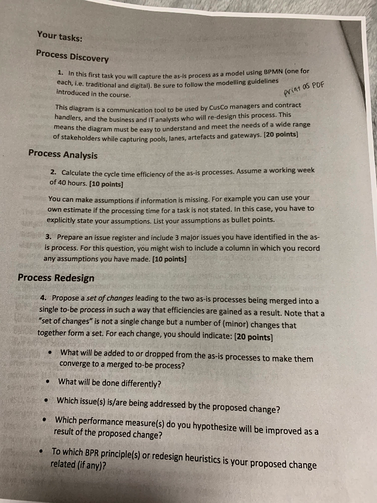 BUS 353: Business Process Management Project