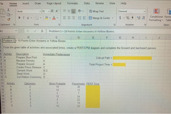 excel formulas File Home Insert Draw Page Layout