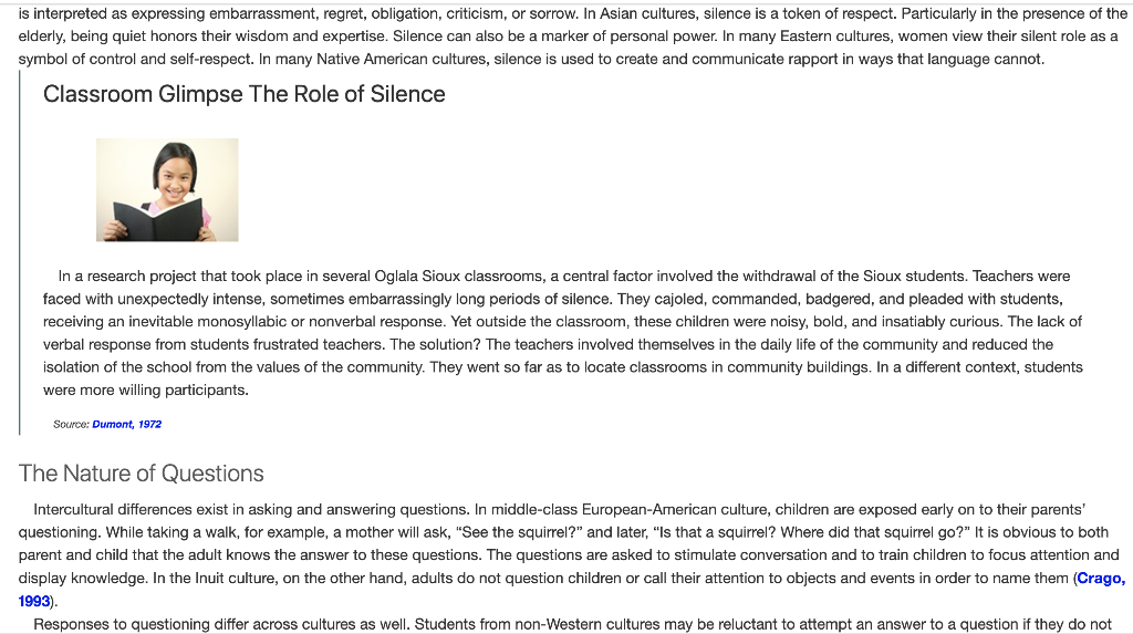 Question: What is culture? 9 Culture and Cultural