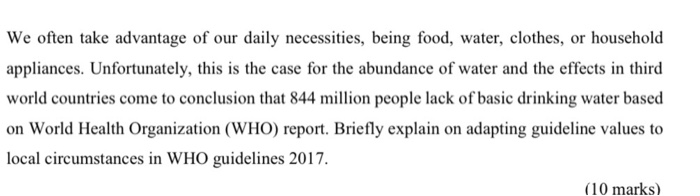 We often take advantage of our daily necessities,