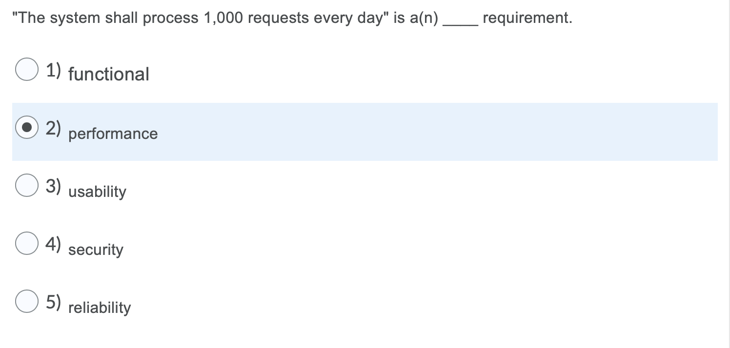 "The system shall process 1,000 requests every