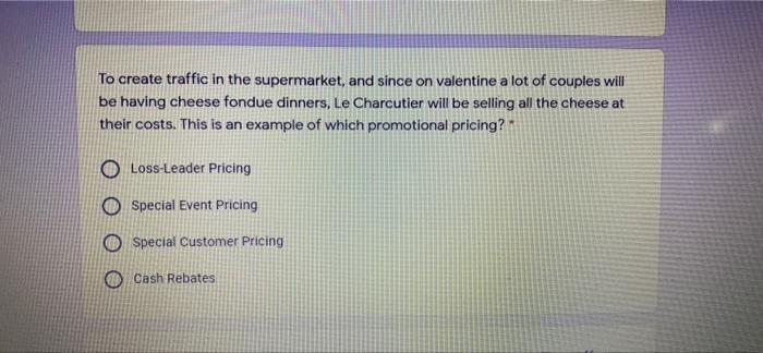 To create traffic in the supermarket, and since