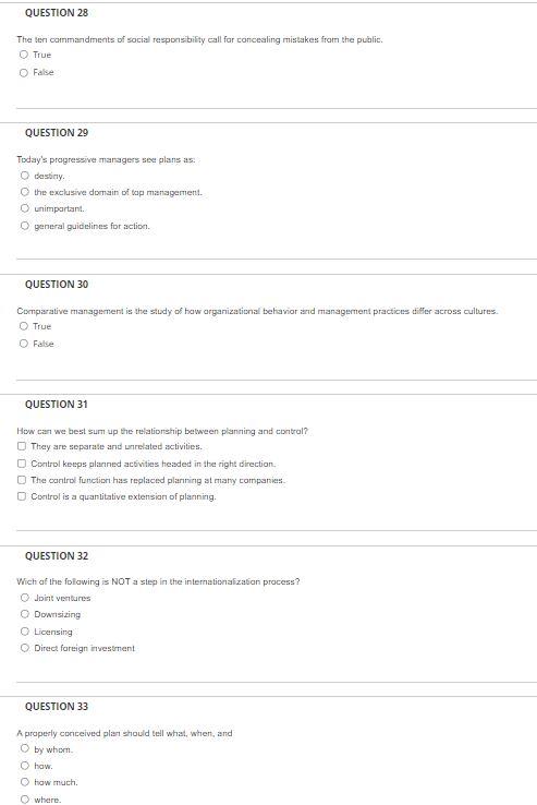 QUESTION 28 The ter commandments of social