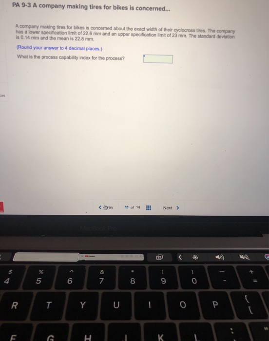 PA 9-3 A company making tires for bikes is