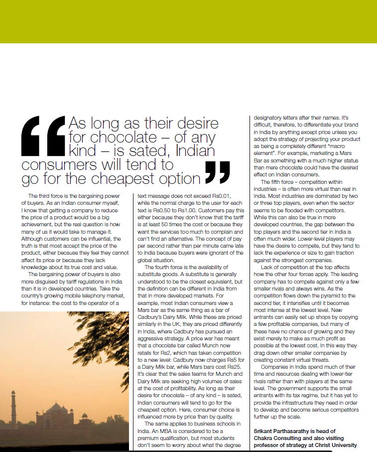 Questions on the India Case study Business