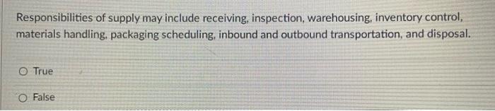 true or false management questions please help!