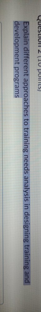 I need solution immediately (sub HRM) QueSLIUI 2