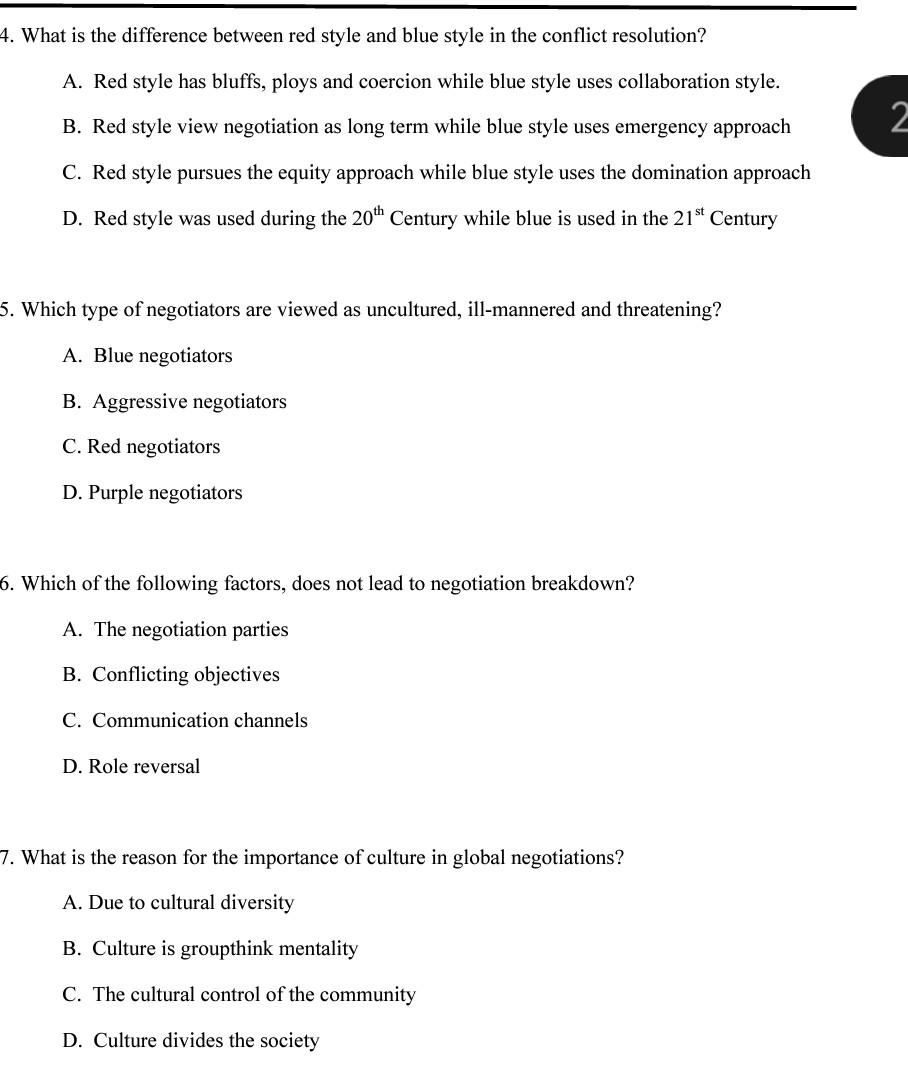 4. What is the difference between red style and