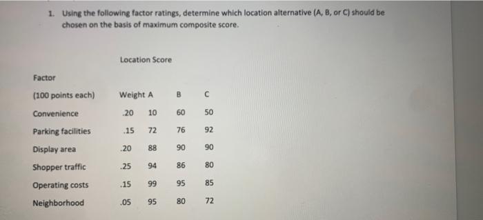 hello please help :) 1. Using the following