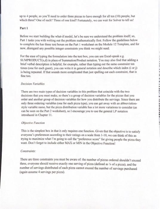 please show equations ! thank you Module 12