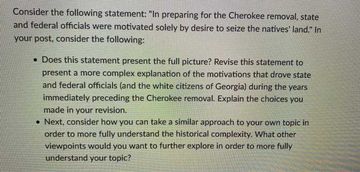 Consider the following statement: "In preparing