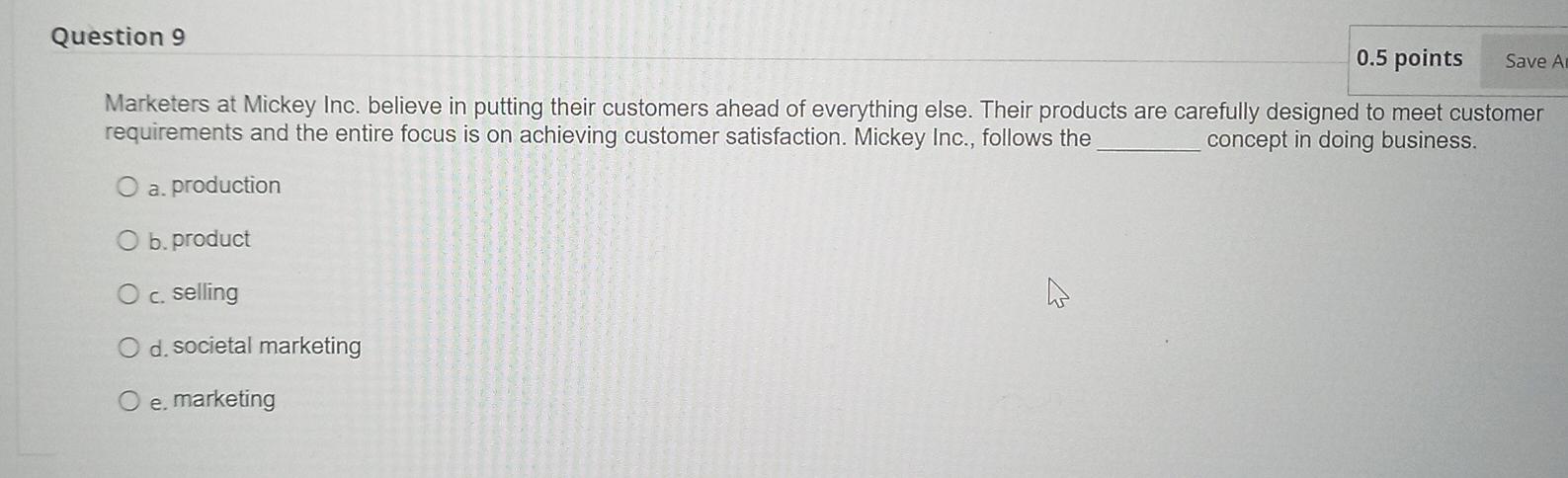 q9 q10 pls answer both pls Question 10 Customers