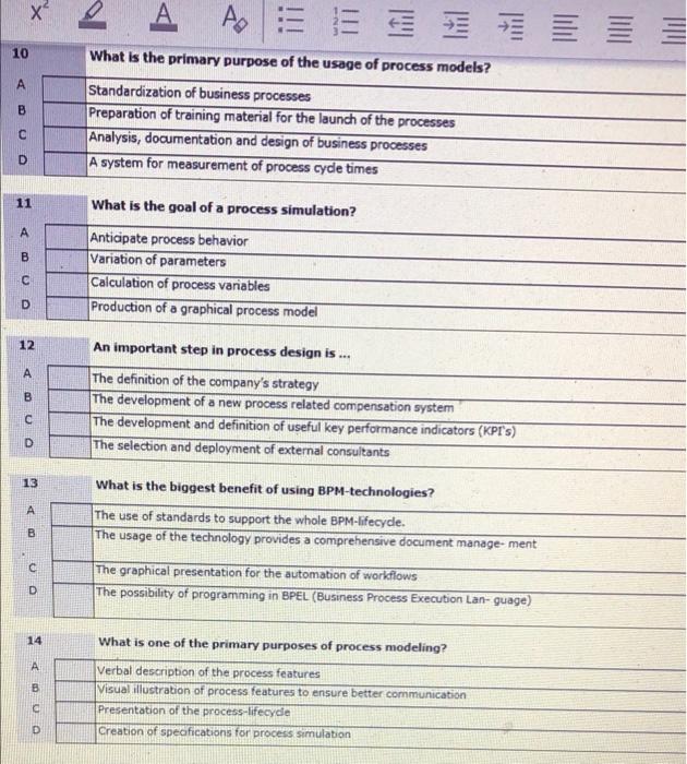 since they are multiple choices, so please answer